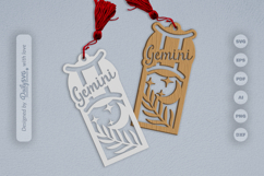 Zodiac Bookmark Laser Cut SVG Product Image 1