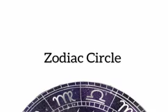 Zodiac Circle Astrology Symbols Png Sublimation Product Image 5