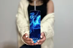 Sagittarius Tumbler Wrap | Zodiac 20 oz PNG Design | Space 2 Product Image 3