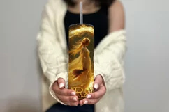 Virgo Tumbler Wrap | Zodiac 20 oz PNG Design | Space d2 Product Image 3