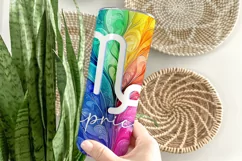 Capricorn Tumbler Wrap | Zodiac 20 oz PNG Design | Space d3 Product Image 3