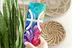 Pisces Tumbler Wrap | Zodiac 20 oz PNG Design | Space d3 Product Image 3