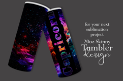 Zodiac Tumbler Wrap, Astrology Tumbler Wrap, Space Capricorn Product Image 2