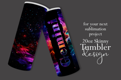 Zodiac Tumbler Wrap, Astrology Tumbler Wrap, Space Gemini Product Image 2