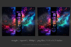 Zodiac Tumbler Wrap, Astrology Tumbler Wrap, Space Gemini Product Image 3