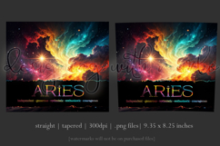 Zodiac Tumbler Wrap, Astrology Tumbler Wrap, Aries Traits Product Image 3