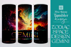 Zodiac Tumbler Wrap, Astrology Tumbler Wrap, Gemini Traits Product Image 1