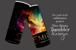 Zodiac Tumbler Wrap, Astrology Tumbler Wrap, Gemini Traits Product Image 2