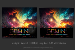 Zodiac Tumbler Wrap, Astrology Tumbler Wrap, Gemini Traits Product Image 3