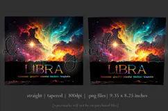 Zodiac Tumbler Wrap, Astrology Tumbler Wrap, Libra Traits Product Image 3
