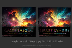 Zodiac Tumbler Wrap, Astrology Tumbler Wrap, Sagittarius Product Image 3
