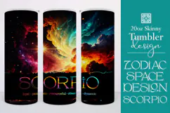 Zodiac Tumbler Wrap, Astrology Tumbler Wrap, Scorpio Traits Product Image 1