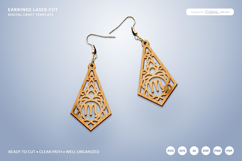 Decorative Zodiac Laser Cut - Scorpio Dangle Earrings Product Image 1