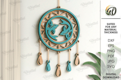 Zodiac Signs Dream Catcher Bundle Laser Cut. Wall Decor SVG Product Image 14