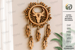 Zodiac Signs Dream Catcher Bundle Laser Cut. Wall Decor SVG Product Image 4