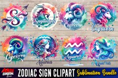 Zodiac Sign Clipart Bundle | zodiac clipart bundle Product Image 6