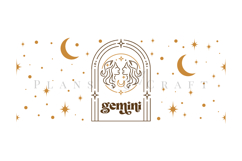 Zodiac glass can wrap SVG featuring celestial and astrology-inspired artwork for Libbey glass cans and tumblers, suitable for Cricut and Silhouette projects with ready-to-use SVG, PNG, EPS, and DXF files.