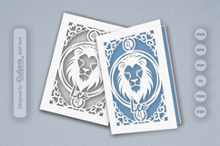 Zodiac Greeting Card SVG Leo Product Image 1