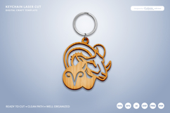 Aries Zodiac Sign Keychain SVG Product Image 2