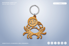 Cancer Zodiac Sign Keychain SVG Product Image 2