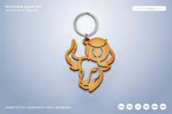 Taurus Zodiac Sign Keychain SVG Product Image 1