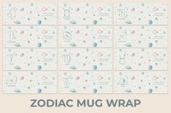 Celestial Zodiac Bundle, zodiac sublimation design bundle Product Image 8