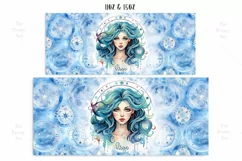 Zodiac Mug Wrap Sublimation Designs, Virgo Mug, Virgo Png