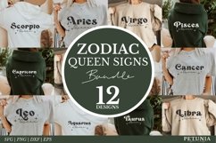 ZODIAC CUT FILES BEING USED AS SHIRTS, MUGS, TOTE BAGS AND BEER CAN GLASS PRINTS