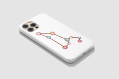 Retro Flower Constellation SVG Bundle,&#039;70s Groovy Zodiac Product Image 10