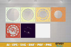 Zodiac 3D Shadowbox Layered Papercut Product Image 3