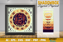 Zodiac 3D Shadowbox Layered Papercut BUNDLES 12 DESIGNS Product Image 2