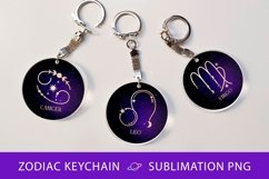 Zodiac keychain bundle, Keychain sublimation Product Image 5