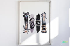 Earth Signs Zodiac Sign Brushstroke Clipart Product Image 5