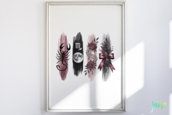 Water Signs Zodiac Sign Brushstroke Clipart Product Image 5