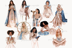 GlamArtZhanna, Astrology clipart, Zodiac clipart, Zodiac clip art, Celestial clipart, Celestial png, Zodiac png, Celestial girl png, Zodiac girl png, Zodiac sign png, Zodiac sign clipart, Mystical clipart, Astro image, Moon clipart