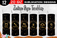 Zodiac sign Sublimation Tumbler 