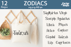 Zodiac Sign SVG and Sublimation Bundle
