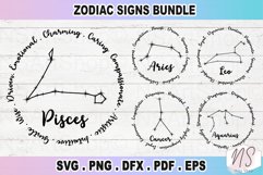 Zodiac Signs SVG Bundle, Astrology Signs svg, Zodiac Symbols svg, Constellation Signs svg, Astrology, Horoscope, Cut File Cricut, Silhouette 