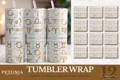 zodiac signs png being used as tumbler wrap sublimation print