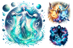 zodiac signs png, watercolor zodiac, astrology clipart, celestial sublimation, horoscope png, mystical clipart, zodiac bundle, watercolor astrology, celestial art, horoscope clipart, mystical sublimation, zodiac signs art, watercolor horoscope, celestial 