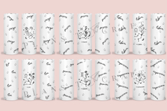 zodiac skinny tumbler sublimation wrap with high resolution and transparant background are for 20oz and 30oz skinny tumbler