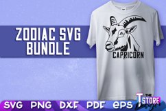 Capricorn SVG Design | Astrology Design | Zodiac SVG v.2 Product Image 1