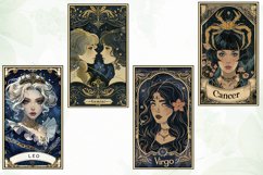 Zodiac Tarot Card Sublimation Clipart Product Image 3