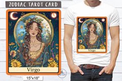 Virgo astrology sign | Tarot card zodiac sublimation Product Image 1