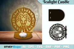 Zodiac Tealight Candle Holder Lasercut File BUNDLES 12 Product Image 8