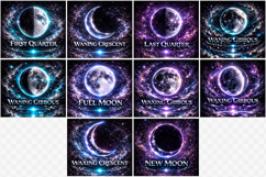 Zodiac Tumbler Sublimation Bundle | Celestial Moon Phase Product Image 3