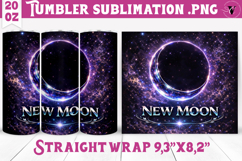 New Moon Tumbler | Moon Phase Design Product Image 1