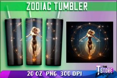Zodiac Tumbler Wrap Sublimation | Astrology 20oz Design v.2 Product Image 4