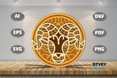 Zodiag Mandala Multilayered Layered Lasercut Product Image 1