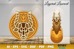 Zodiag Mandala Multilayered Layered Lasercut Product Image 2